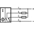 Индуктивный датчик ТЕКО ISB IT124P-43N-15-L Sn=15 мм, корпус пластик заподлицо, 10 ... 30 DC NO/NC NPN, IP67, подключение клеммная коробка 00-00025153 3