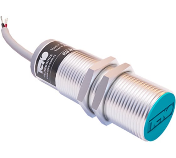 Индуктивный датчик ТЕКО ISB A4A8-31P-5F-LZT1-C-P-5 Sn=5 мм, корпус М18x1 алюминий заподлицо, 10 ... 30 DC NO PNP, IP68, подключение кабель 00-00038933 1