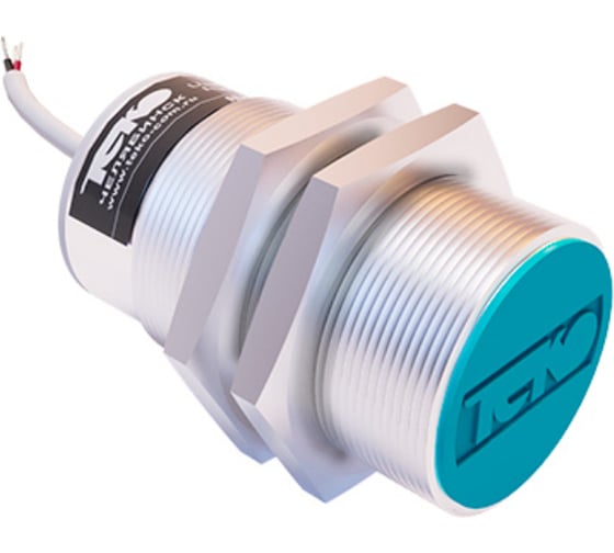 Индуктивный датчик ТЕКО ISB A8A8-31P-12-LZ-V Sn=12 мм, корпус М30x1,5 алюминий заподлицо, 10 ... 30 DC NO PNP, IP68, подключение кабель 00-00024187 1