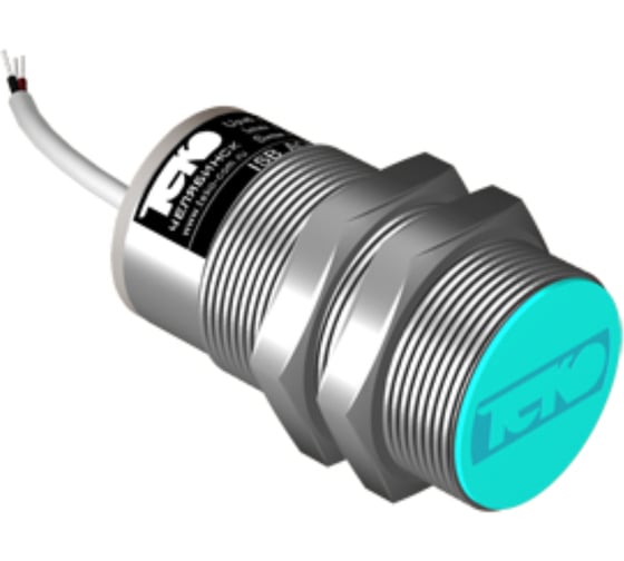 Индуктивный датчик ТЕКО ISB A7A-31P-10-LZ Sn=10 мм, корпус М27x1,5 алюминий заподлицо, 10 ... 30 DC NO PNP, IP67, подключение кабель 00-00024137 1