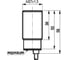 Индуктивный датчик ТЕКО ISB A7A-31P-10-LZ Sn=10 мм, корпус М27x1,5 алюминий заподлицо, 10 ... 30 DC NO PNP, IP67, подключение кабель 00-00024137 2
