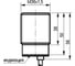 Индуктивный датчик ТЕКО ISB A9A-43N-12-LZ Sn=12 мм, корпус М36x1,5 алюминий заподлицо, 10 ... 30 DC NO/NC NPN, IP67, подключение кабель 00-00035652 2