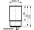Индуктивный датчик ТЕКО ISB A8A-21-10-LP Sn=10 мм, корпус М30x1,5 алюминий заподлицо, 10 ... 30 DC NO 2-х проводный, IP67, подключение кабель 00-00033811 2