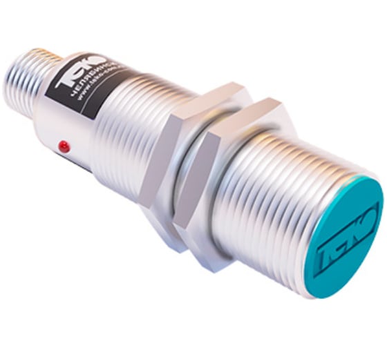 Индуктивный датчик ТЕКО ISB AC4A-31P-5F-LZR4-C-V-P1 Sn=5 мм, корпус М18x1 алюминий заподлицо, 10 ... 30 DC NO PNP, IP67, подключение разъем 00-00046073 1