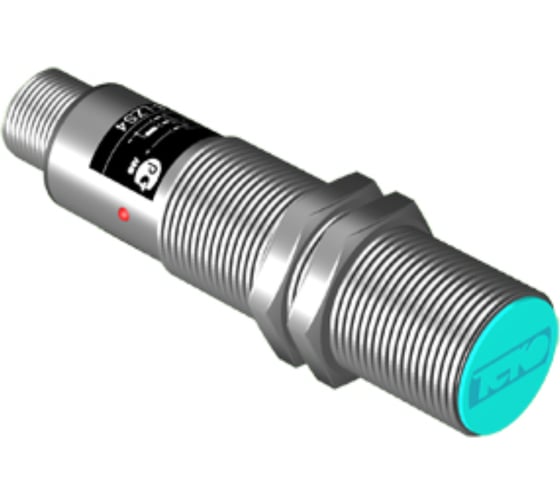 Индуктивный датчик ТЕКО ISB AC41A-32P-5-LZS4 Sn=5 мм, корпус М18x1 алюминий заподлицо, 10 ... 30 DC NС PNP, IP67, подключение разъем 00-00024310 1