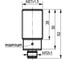 Индуктивный датчик ТЕКО ISB AC7A-31N-10-LZS4 Sn=10 мм, корпус М27x1,5 алюминий заподлицо, 10 ... 30 DC NO NPN, IP67, подключение разъем 00-00035743 2