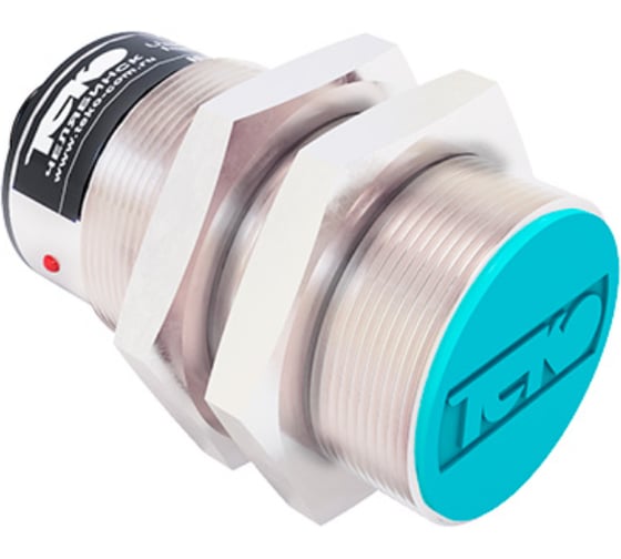 Индуктивный датчик ТЕКО ISB AC8B-43P-10-LZS4 Sn=10 мм, корпус М30x1,5 латунь заподлицо, 10 ... 30 DC NO/NC PNP, IP67, подключение разъем 00-00068739 1