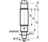 Индуктивный датчик ТЕКО ISN EF4A-43P-8-L Sn=8 мм, корпус М18x1 алюминий не заподлицо, 10 ... 30 DC NO/NC PNP, IP67, подключение кабель 00-00025718 2