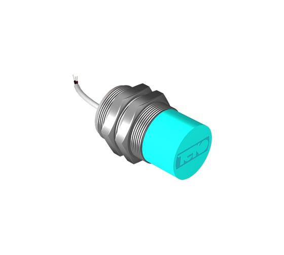 Индуктивный датчик ТЕКО ISN F7A-31N-15-LZ Sn=15 мм, корпус М30x1,5 алюминий не заподлицо, 10 ... 30 DC NO NPN, IP67, подключение кабель 00-00025891 1