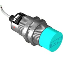 Индуктивный датчик ТЕКО ISN F7A-11-15-LZ Sn=15 мм, корпус М30x1,5 алюминий не заподлицо, 20 ... 250 / 20 ... 320 AC/DC NO 2-х проводный, IP67, подключение кабель 00-00035524