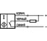 Индуктивный датчик ТЕКО ISB C03B-31N-0,8 Sn=0,8 мм, корпус 4 латунь заподлицо, 10 ... 30 DC NO NPN, IP67, подключение кабель 00-00024895 3