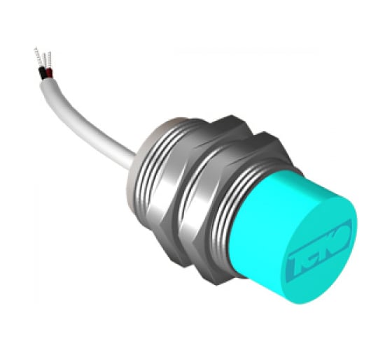Индуктивный датчик взрывозащищенный ТЕКО ISN FS4A-8-N-5, Sn=8 мм, корпус М18x1 алюминий не заподлицо, 7,7 ... 9 DC Namur, IP67, подключение кабель 00-00045397 1