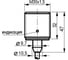 Индуктивный датчик ТЕКО ISB BF7A-31N-10-L Sn=10 мм, корпус М30x1,5 алюминий заподлицо, 10 ... 30 DC NO NPN, IP67, подключение кабель 00-00024871 2