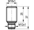 Индуктивный датчик взрывозащищенный ТЕКО ISB BC41A-5-N-S4, Sn=5 мм, корпус алюминий заподлицо, 7,7 ... 9 DC Namur, IP67, подключение разъем 00-00022239 2