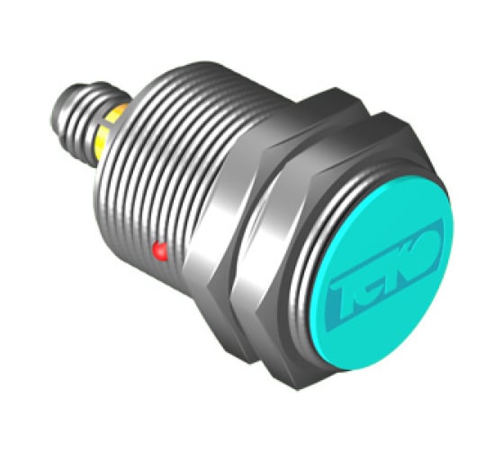 Индуктивный датчик ТЕКО ISB BC42A-31N-8-LS402 Sn=8 мм, корпус М18x1 алюминий заподлицо, 10 ... 30 DC NO NPN, IP67, подключение разъем 00-00024828 1