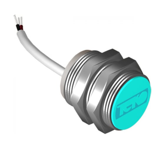 Индуктивный датчик ТЕКО ISB BS4A-32P-5-L Sn=5 мм, корпус М18x1 алюминий заподлицо, 10 ... 30 DC NС PNP, IP67, подключение кабель 00-00024892 1