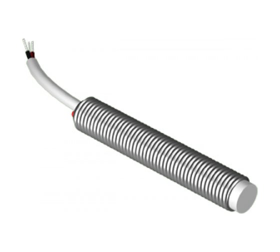 Индуктивный датчик ТЕКО ISN E11B-32P-2,5-L-5 Sn=2,5 мм, корпус М8x1 латунь не заподлицо, 10 ... 30 DC NС PNP, IP67, подключение кабель 08-00020507 1