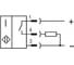 Индуктивный датчик ТЕКО ISN FC14B-32P-4-LS402 Sn=4 мм, корпус М8x1 латунь не заподлицо, 10 ... 30 DC NС PNP, IP67, подключение разъем 00-00035989 3
