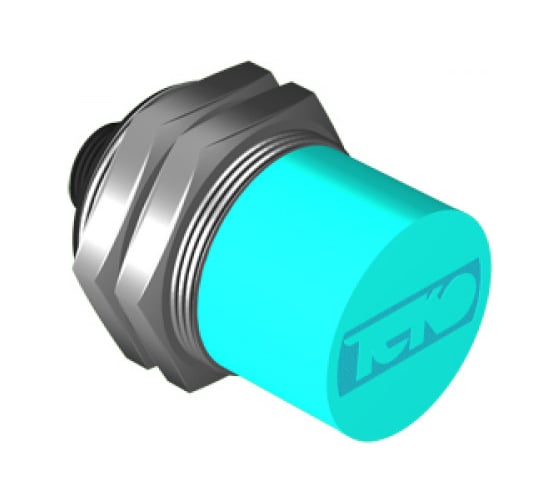 Индуктивный датчик ТЕКО ISN FC71A-31P-15-LS4-C Sn=15 мм, корпус М30x1,5 алюминий не заподлицо, 10 ... 30 DC NO PNP, IP67, подключение разъем 00-00053858 1