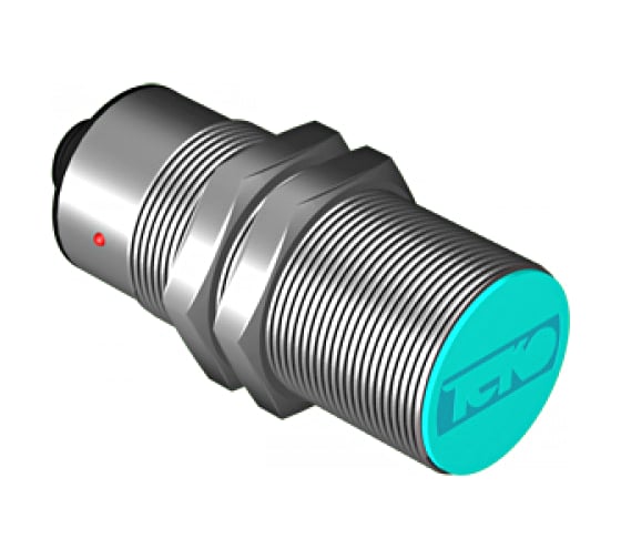 Индуктивный преобразователь перемещения ТЕКО ISAB A82S-31P-8-P-C, Sn=8 мм, корпус М30x1,5 сталь заподлицо, 15...30 DC, NO PNP, IP67, подключение кабель 00-00054184 1