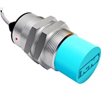 Индуктивный датчик автотранспортного исполнения ТЕКО ISNt EF9S8-43P-20-LZ-C-P-4, Sn=20 мм, корпус М36x1,5 нерж. стал не заподлицо, 10 ... 30 DC NO/NC PNP, IP68, подключение кабель 00-00037691