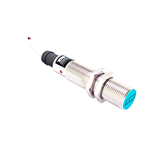 Индуктивный датчик автотранспортного исполнения ТЕКО ISBt AF2B-43P-4-LZ-C-P, Sn=4 мм, корпус М12x1 латунь заподлицо, 10 ... 30 DC NO/NC PNP, IP67, подключение кабель 07-00029756 1