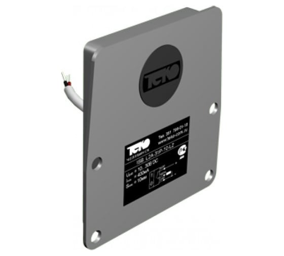 Индуктивный датчик ТЕКО ISB L2F-31P-10-LZ Sn=10 мм, корпус сталь углеродистая заподлицо, 10 ... 30 DC NO PNP, IP67, подключение кабель 00-00052069 1