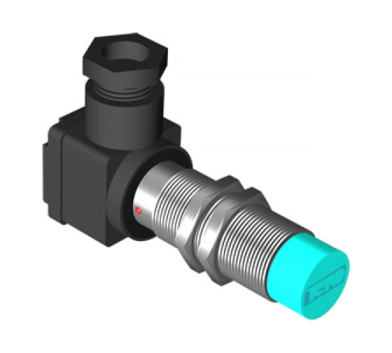 Индуктивный датчик ТЕКО ISN ET4A-31P-12-LZ Sn=12 мм, корпус М18x1 алюминий не заподлицо, 10 ... 30 DC NO PNP, IP67, подключение клеммная коробка 00-00034327 1