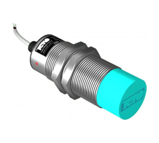 Индуктивный датчик ТЕКО ISN EF81S-11G-15-LZ Sn=15 мм, корпус нерж. стал не заподлицо, 20 ... 250 / 20 ... 320 AC/DC NO 2-х проводный, IP67, подключение кабель 00-00037808 1