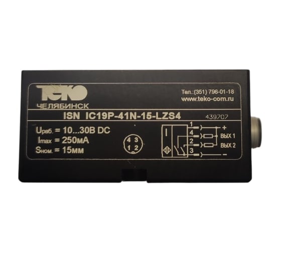 Индуктивный датчик взрывозащищенный ТЕКО ISNEx IC19P-41N-15-LZS4 00-00069799