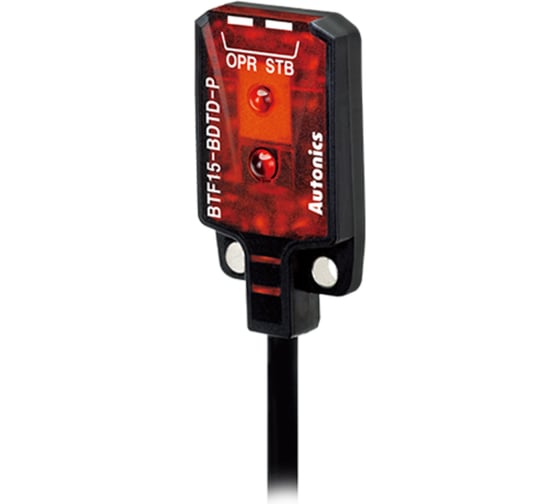 Фотоэлектрический датчик Autonics BTF15-BDTD-P, кабель 2м, PNP, 12-24В, артикул A1650000294R 1