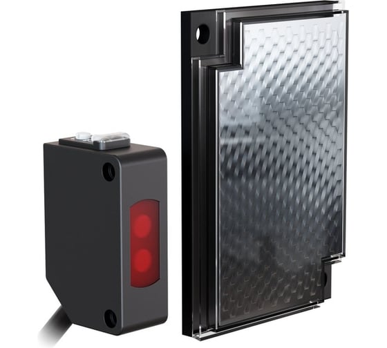 Фотоэлектрический датчик на отражение от рефлектора Prompower (retro-reflective) NPN, расстояние срабатывания 3 м, кабель 2 м PK-LR300N PKLR300N 1