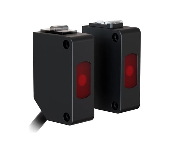 Фотоэлектрический датчик на пересечение луча Prompower (through-beam) PNP, расстояние срабатывания 15 м, кабель 2 м PK-LD15MP PKLD15MP 1