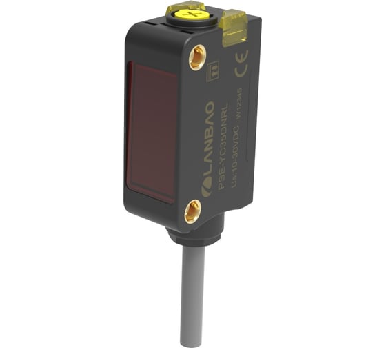Оптический датчик диффузный Lanbao PSE-YC35DPRL, Sn=350 мм, PNP NO/NC (Програм)10...30DC, кабель 2м, 08-00020410 1