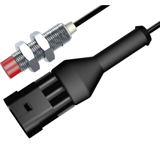 Выключатель бесконтактный индуктивный Индукция И07-NO-NPN-P3A.1-ПГ(12x18H10T, Lкаб=1,1м) 30237 1
