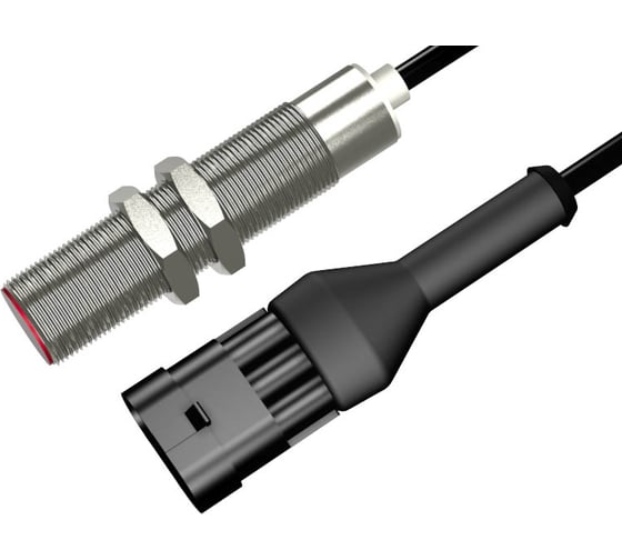 Выключатель бесконтактный индуктивный Индукция И09-NO/NC-PNP-P4A-ПГ-HT-Y10(Л63, Lкорп=75мм, Lкаб=0,4м) 27402 1