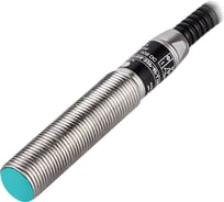 Индуктивный датчик ТЕКО ISBt AC27B8-32P-4F-LTR9-C-P1-0,2, Индуктивный датчик автотранспортного исполнения, Sn=4мм, корпус М12x1 Латунь заподлицо, 10 ... 30 DC, PNP NC, IP68, подключение кабель с разъемом 00-00043101