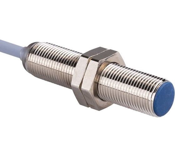 Индуктивный датчик Emas NPN-НО, кабель 2м_3, расстояние срабатывания 2мм, 800 Гц, скрытый монтаж, 10-30В DC, IP67 SIM12FM1NC2 1