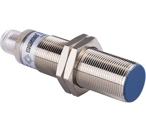 Индуктивный датчик Emas NPN-НЗ, разъём M12_3, расстояние срабатывания 5мм, 800 Гц, скрытый монтаж, 10-30В DC, IP67 SIM18FM1OSX 1