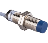 Индуктивный датчик Emas PNP-НО, кабель 2м_3, расстояние срабатывания 8мм, 400 Гц, выступающий, 10-30В DC, IP67 SIM18NM1PC2