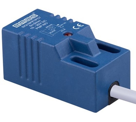 Индуктивный датчик Emas PNP-НО, кабель 7м_3, расстояние срабатывания 5мм, 800 Гц, скрытый монтаж, 10-30В DC, IP67 SIQ18FP1PC7 1