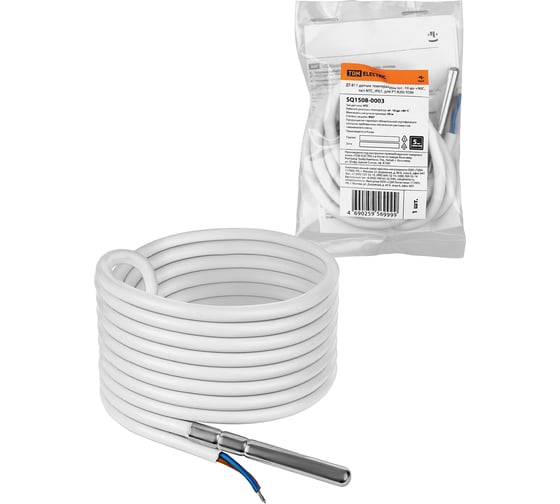 Датчик температуры TDM ELECTRIC ДТ-811 (от -10 до +90С, тип NTC, IP67, для РТ-820) TDM SQ1508-0003 1