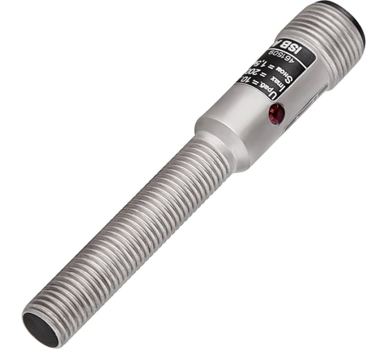 Индуктивный датчик ТЕКО ISB AC12B-31P-2-LS4 Sn=2 мм, корпус М8x1 латунь заподлицо, 10-30DC NO PNP, IP67, разъем М12 00-00024222 1