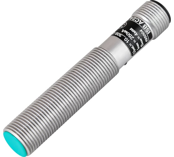 Индуктивный датчик ТЕКО ISB AC2A-31N-4-LZS4 Sn=4 мм, корпус М12x1 алюминий заподлицо, 10-30DC NO NPN, IP67, разъем М12 00-00024260 1