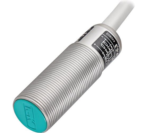 Индуктивный датчик ТЕКО ISB AC4A8-43P-5F-LZR91-C-P-0,3 ,Sn=5 мм,корпус 18x18х52,5 Алюминий заподлицо,10...30DC NO/NC PNP,IP68,кабель 0,3м в конце разъем 00-00054414 1