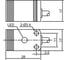 Индуктивный датчик Lanbao LE17SF05DNO Sn=5 мм, корпус 17x17x28, пластик, заподлицо, 10-30DC, NO NPN, IP67, кабель 2м 07-00040123 3