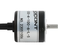 Инкрементальный энкодер INNOCONT D=30мм, выступающий вал 4мм, 1024 имп/об, 5VDC, выход TTL, IP54, -20…+80C ESI-S30-4-1024-6-L-5