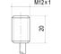 Корпус ТЕКО ISB BS2A-31P-3-L Sn=3 мм, М12x1, Алюминий, заподлицо, 10...30DC, PNP NO, IP67, кабель 00-00024884 3