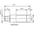 Индуктивный датчик AKUSENSE TPN18-12NR-E2 Sn=12 мм,корпусМ18x1 Нерж.сталь не заподлицо,10...30DC NO/NC NPN ,IP67 /IP68 / IP69К,разъем 07-00044008 2