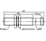 Индуктивный датчик Lanbao LR12XBF04DPRY-E2 Sn=4 мм,корпус М12x1 Латунь заподлицо,10...30DC NO/NC PNP,IP67,разъем М12 07-00036378 3
